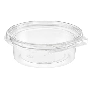 Inline Plastics TS4008R clear 8 oz round tamper-evident container manufacturer photo
