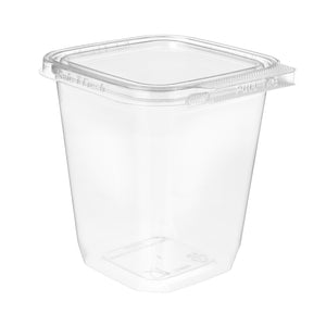 Manufacturer photo of Inline Plastics TS4032 clear tall 4 x 4 tamper-evident clamshell