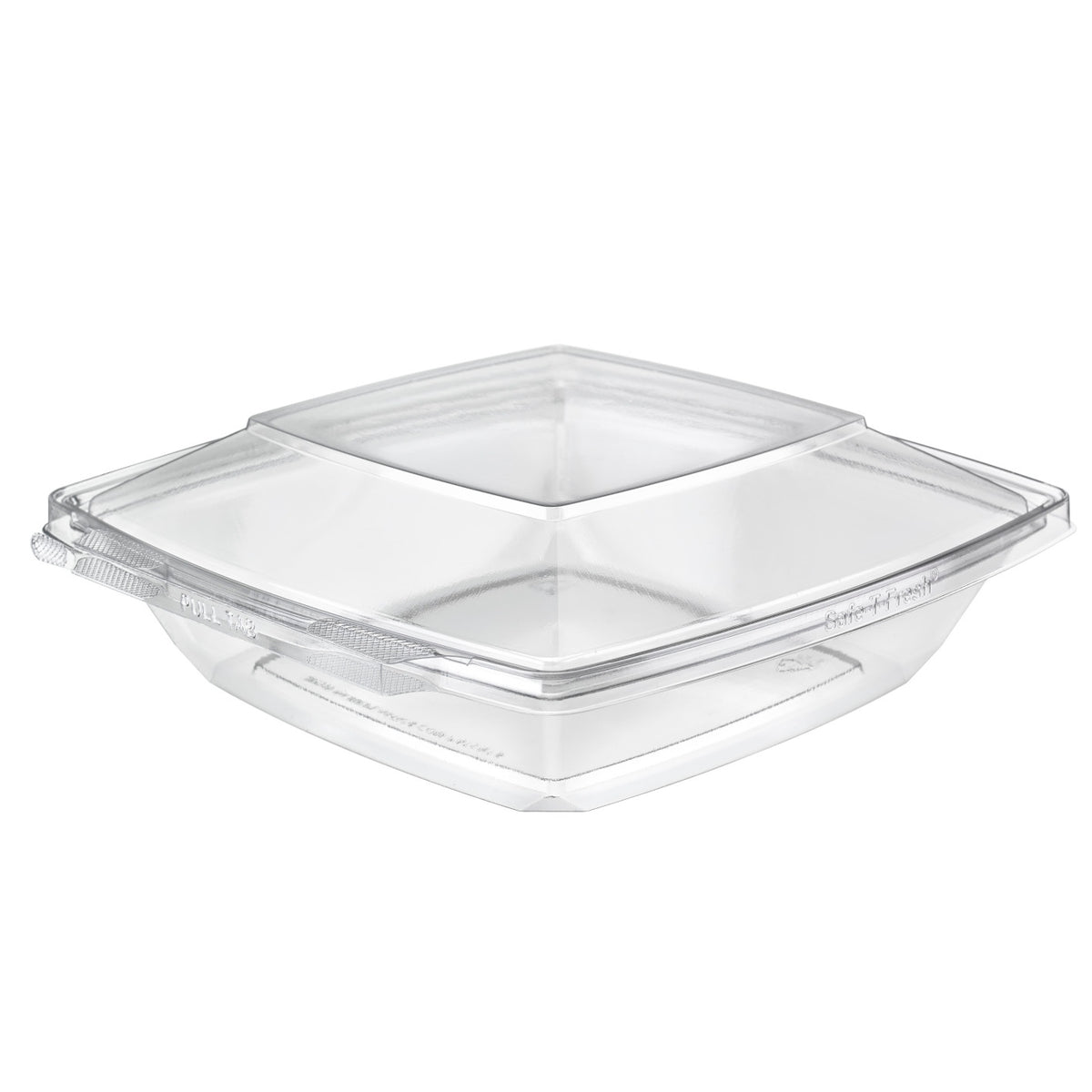 Manufacturer photo of Inline Plastics TS48PW clear square tamper-evident clamshell