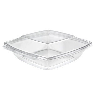 Manufacturer photo of Inline Plastics TS48PW clear square tamper-evident clamshell
