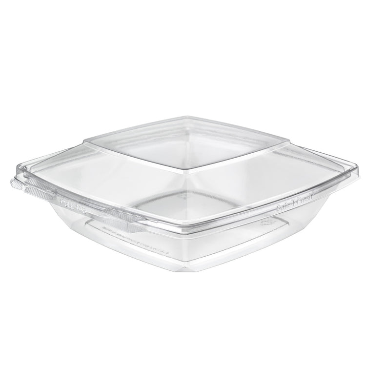 Manufacturer photo of Inline Plastics TS48PW clear square tamper-evident clamshell