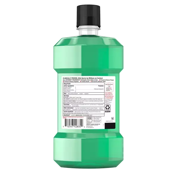 Listerine Antiseptic Mouthwash Fresh Burst 8.45oz 250mL - Case of 6