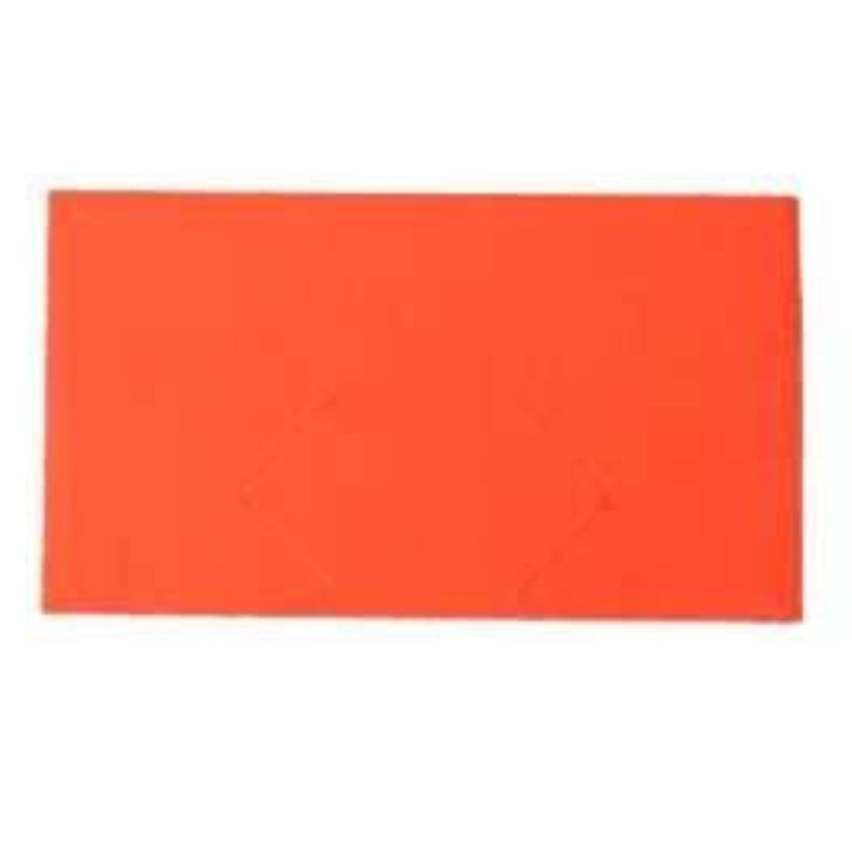Monarch 1131 fluorescent red blank rectangular price label on a white background.