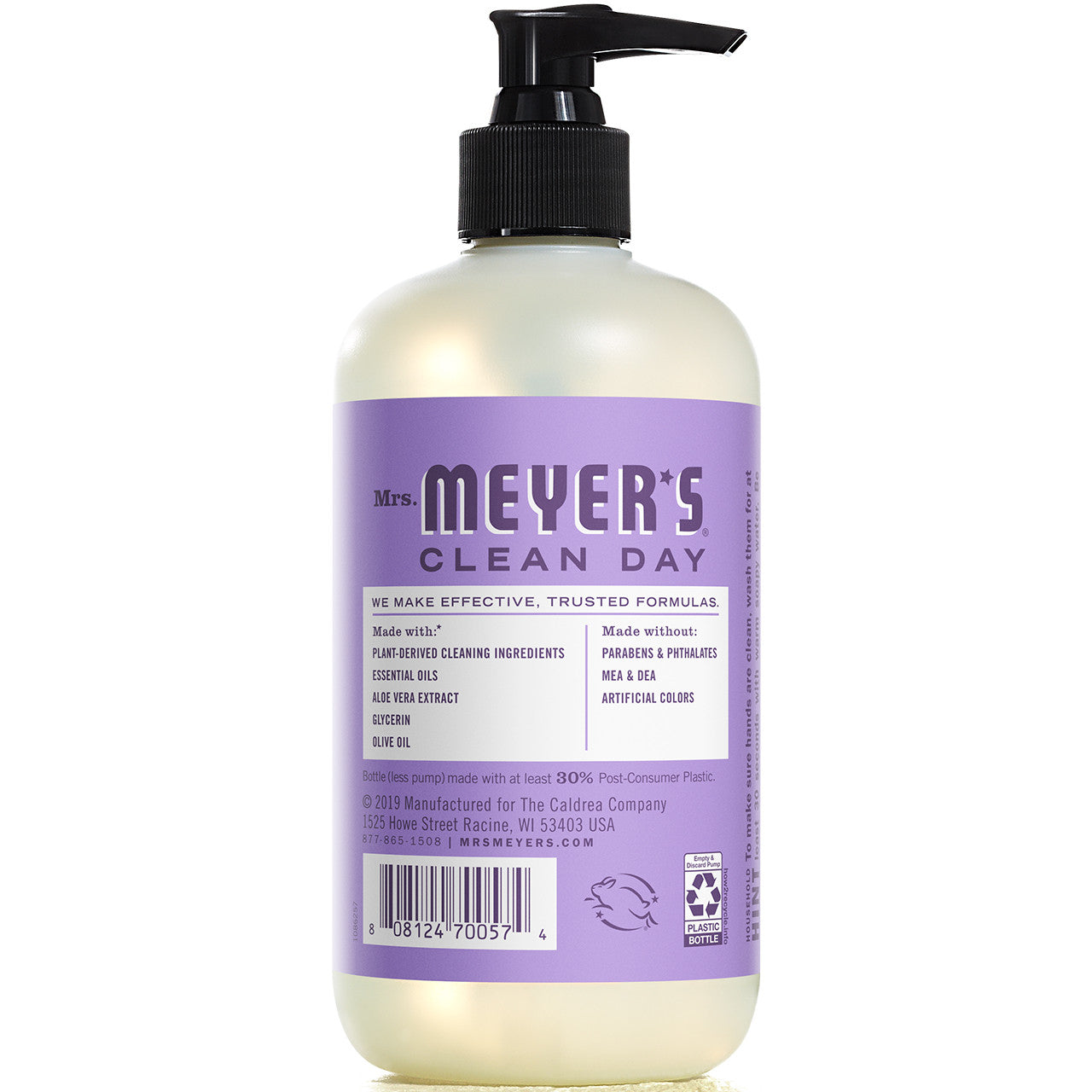 Mrs. Meyers Lilac Liquid Hand Soap - Case of 6