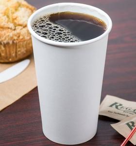Paper Hot Cup, 16oz, White - Case of 1000