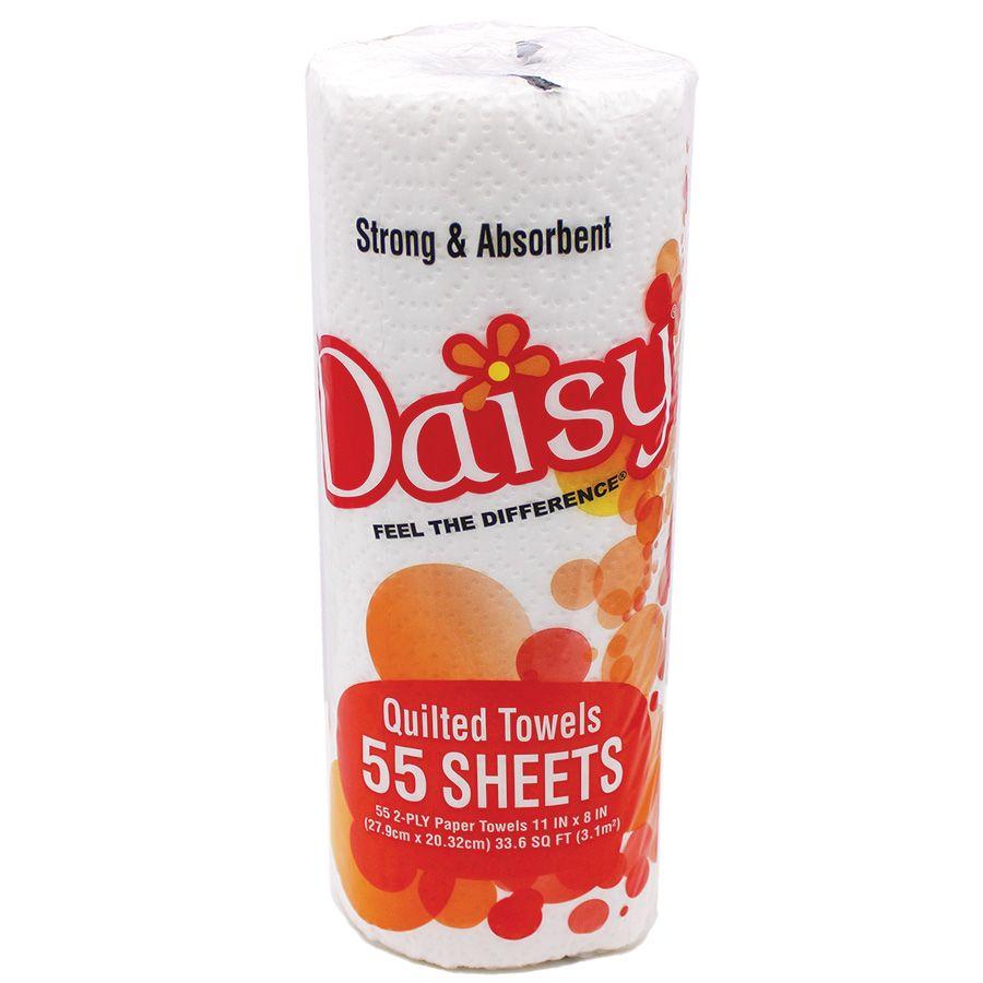 Daisy - 2-Ply Paper Towels, 55 Sheets - Case of 30