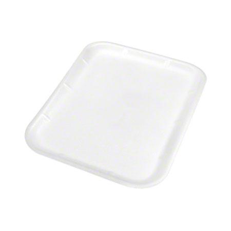 CKF 88142 - (#10X14) White Foam Meat Tray 14" x 10" x 3/4" - Case of 100