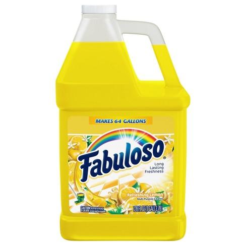 Fabuloso - Multi-Purpose Cleaner, Lemon Scent, 128 Fluid Ounce - Case of 4