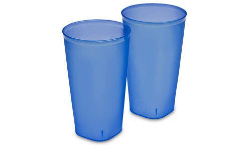 Sterilite 0932 - Set of Two 32 Ounce Tumblers, Turquoise Blue Tint - Case of 8