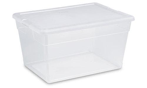 Sterilite 1659 - 56 Qt. Storage Box, White - Case of 8