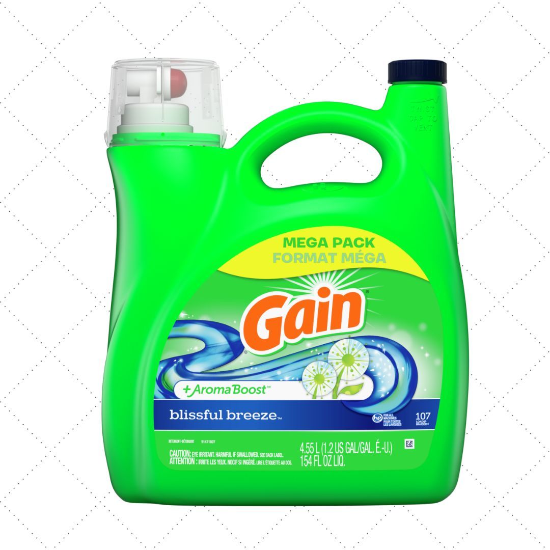Gain - Liquid Laundry Detergent 154oz, Blissful Breeze - Case of 4