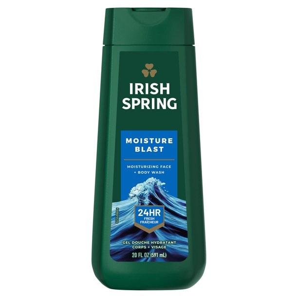 Body Wash Gel Irish Spring Moisture Blast 20oz - Case of 4 US06959A