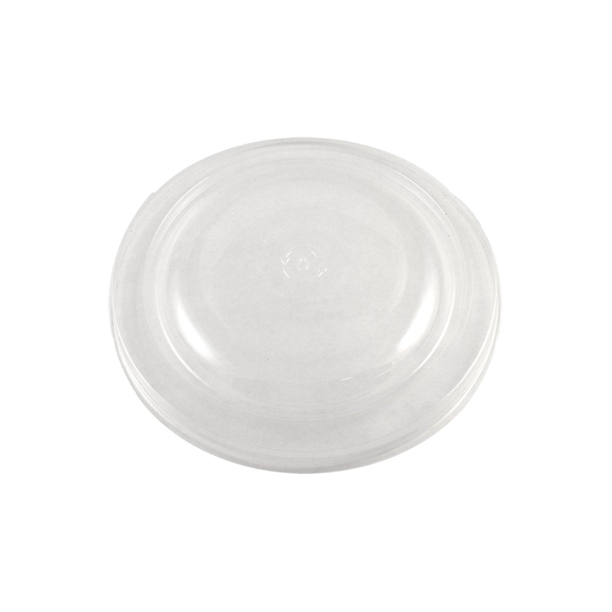 PLA Lid for 16-32 oz Fiber Bowl and 42 oz NoTree Wide Paper Bowl - Compostable - Case of 300