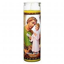 Candle 7-Day St. Joseph Yellow - Case of 12