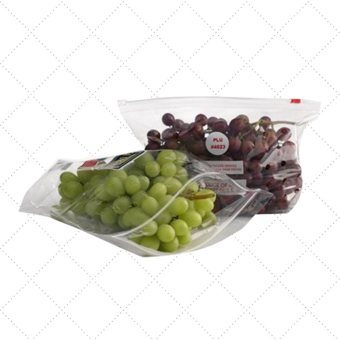 Fantapak - V-Slider Zipper Grape Poly Bag Clear, 12" Length x 13.5" Depth - Case of 1000