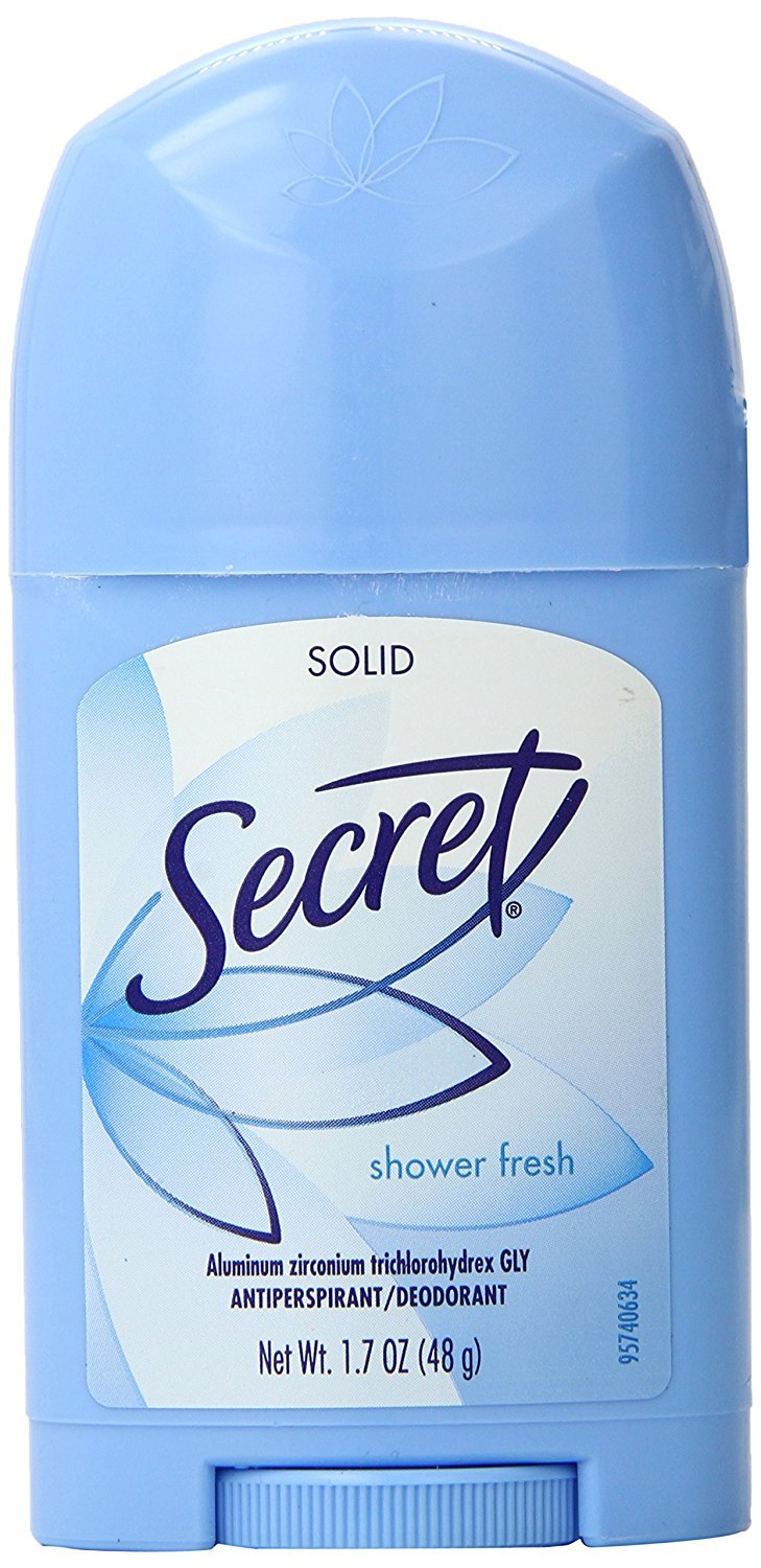 Secret - Invisible Solid Antiperspirant Deodorant for Women, Shower Fresh, 1.7oz - Case of 12