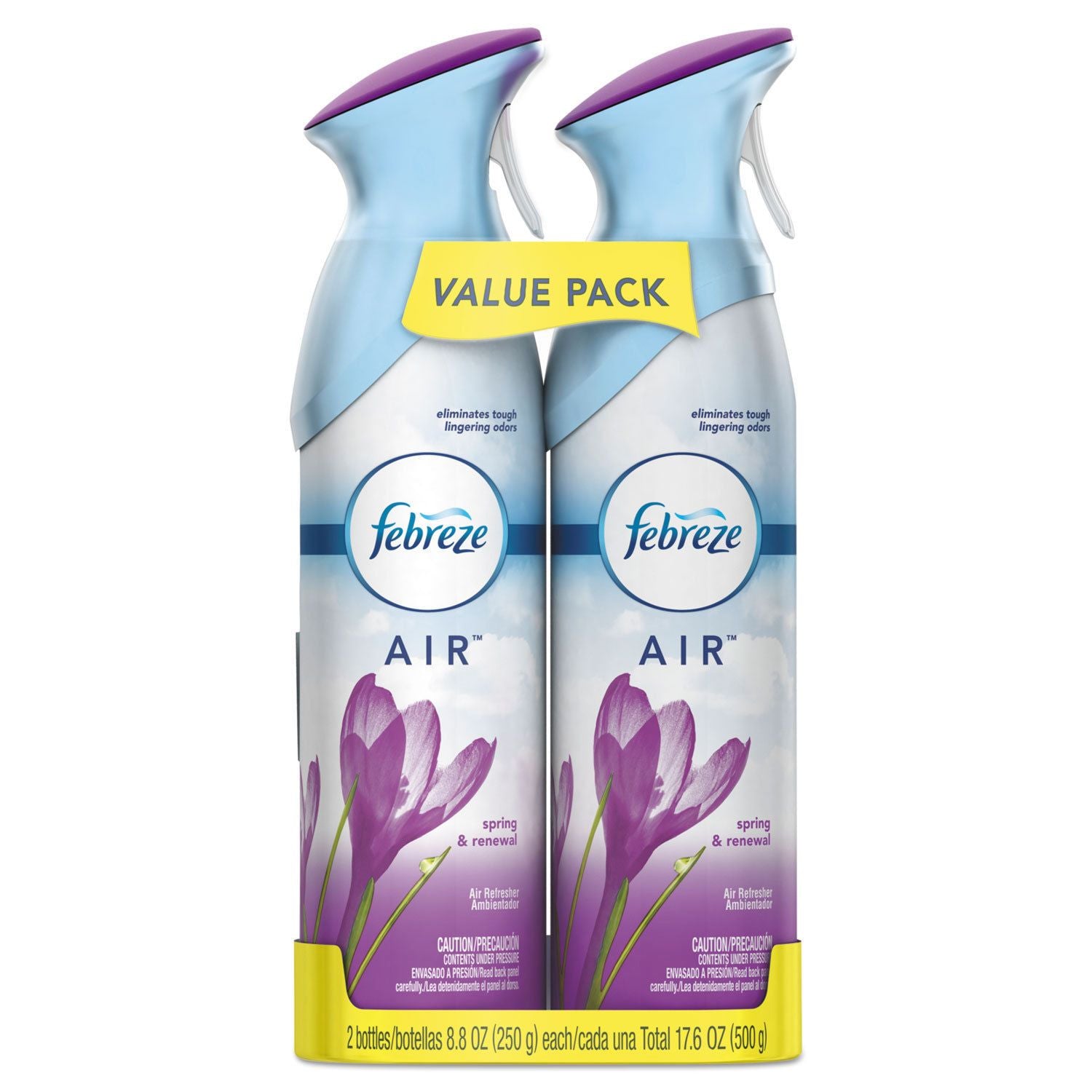 Febreze - Air Freshener, Spring & Renewal Scent, 8.8oz, 2 Pack - Case of 6