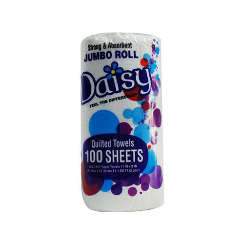 Daisy - 2-Ply Paper Towels, 100 Sheets - Case of 24