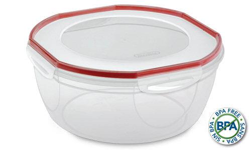 Sterilite 0395 - Ultra•Seal™ 8.1 Qt. Bowl, Clear - Case of 2