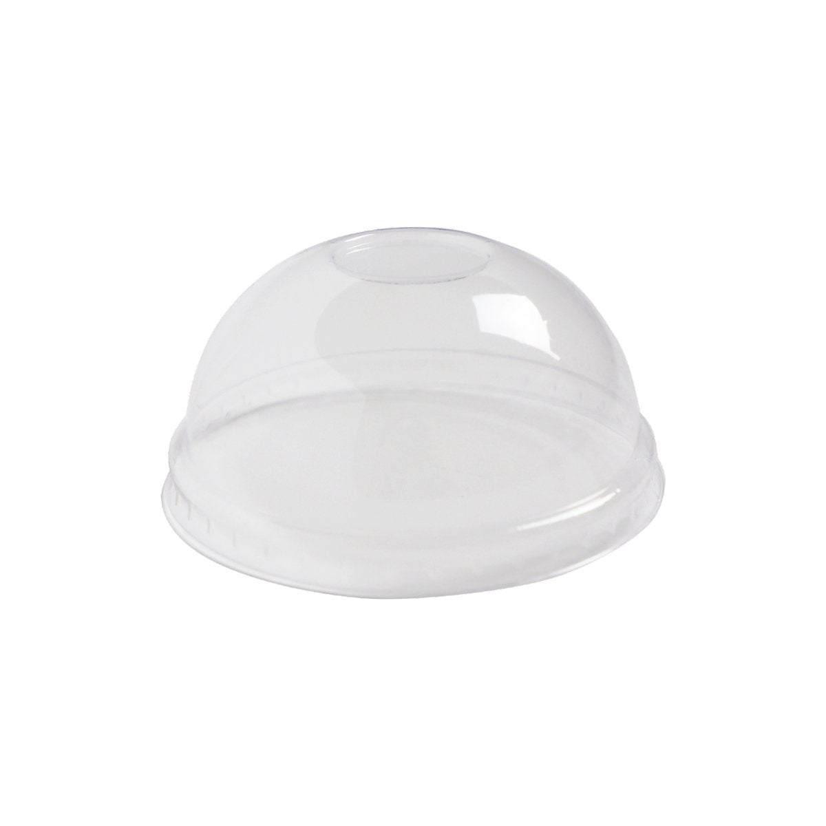 LID PLA - 8 oz Paper Bowls, Domed, Clear - Case of 1000