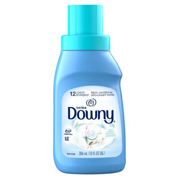 Downy - Ultra Liquid Fabric Softener 10oz, Cool Cotton - Case of 12