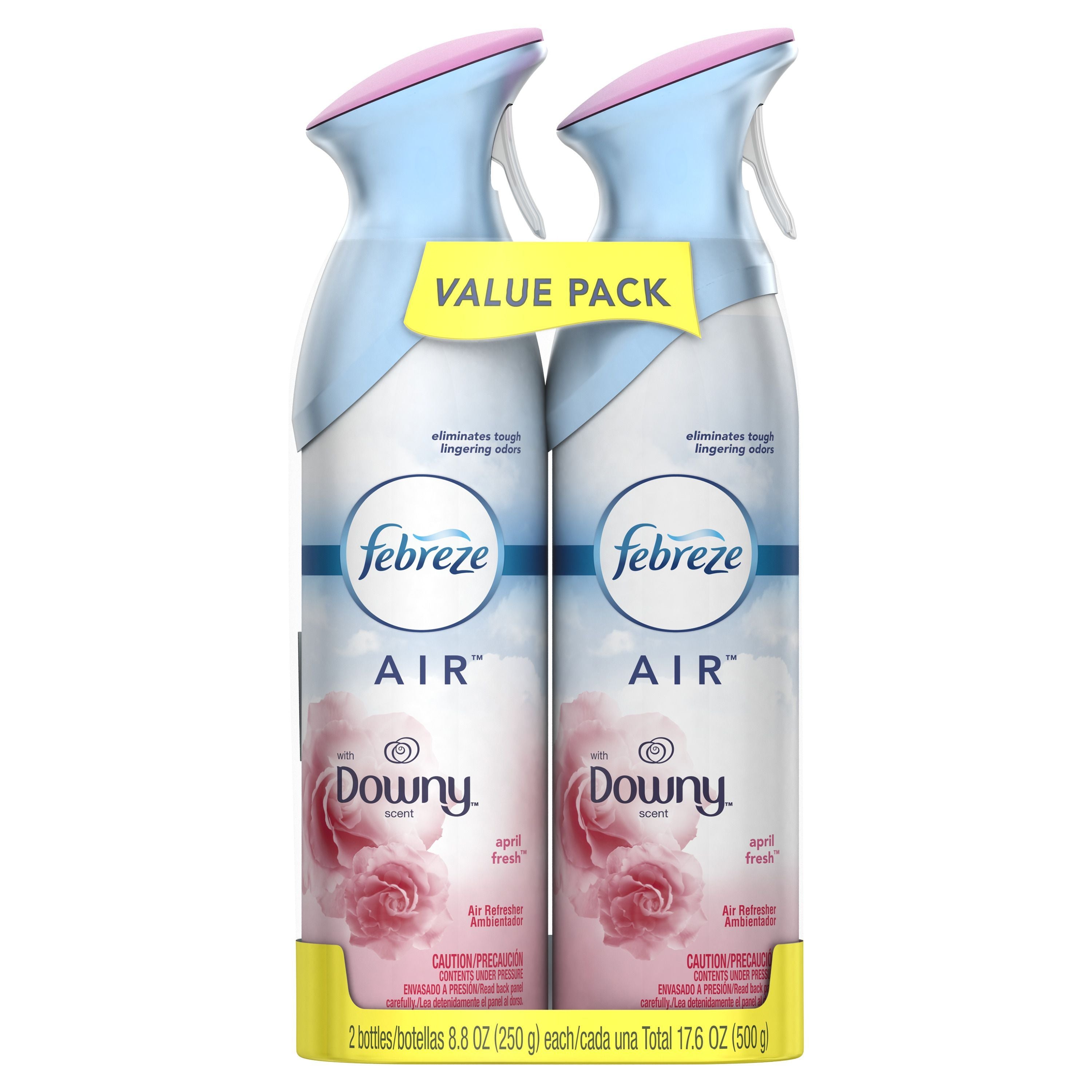 Febreze - Air Freshener, Downy April Fresh Scent, 8.8oz, 2 Pack - Case of 6