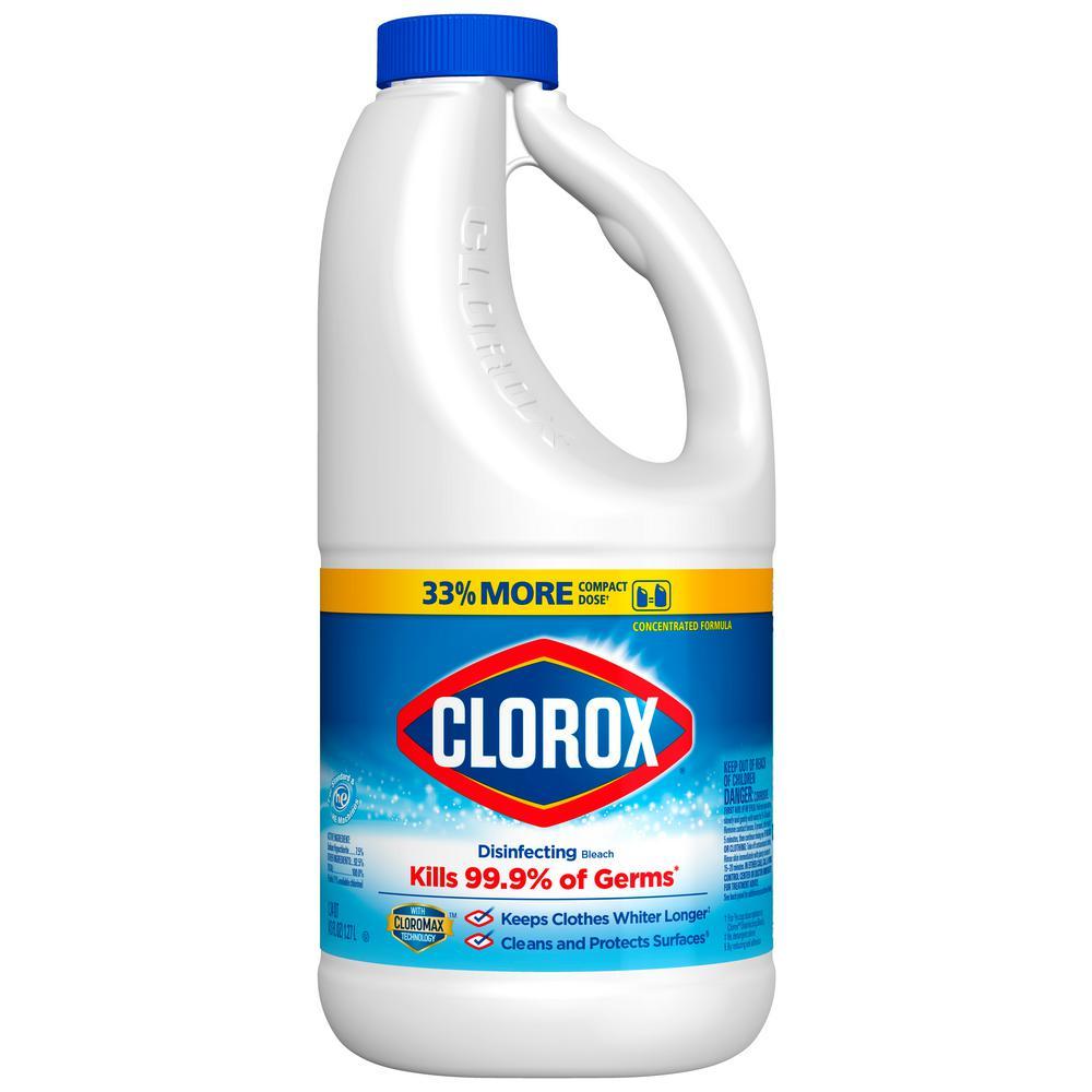 Clorox - Bleach Concentrated Regular 43oz - Case of 6