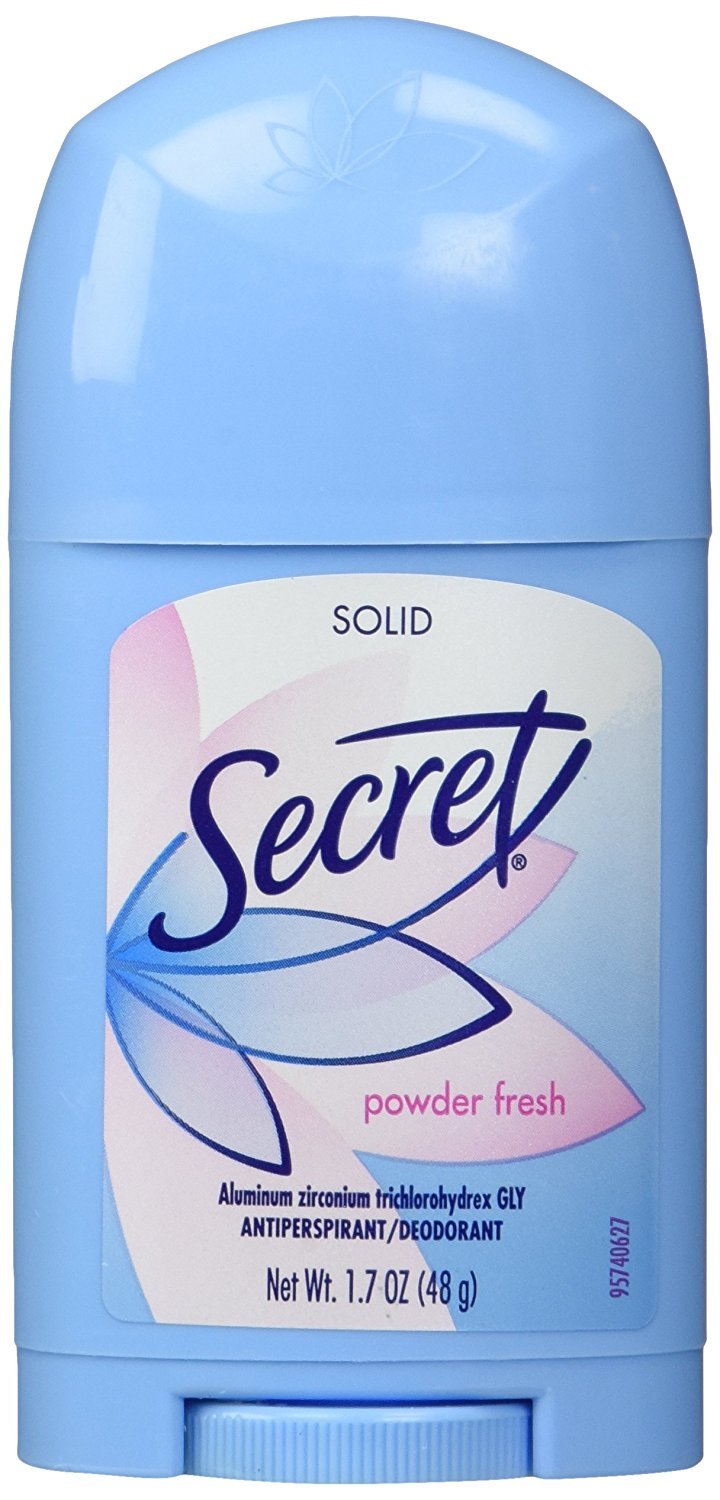 Secret - Invisible Solid Antiperspirant Deodorant for Women, Powder Fresh, 1.7oz - Case of 12