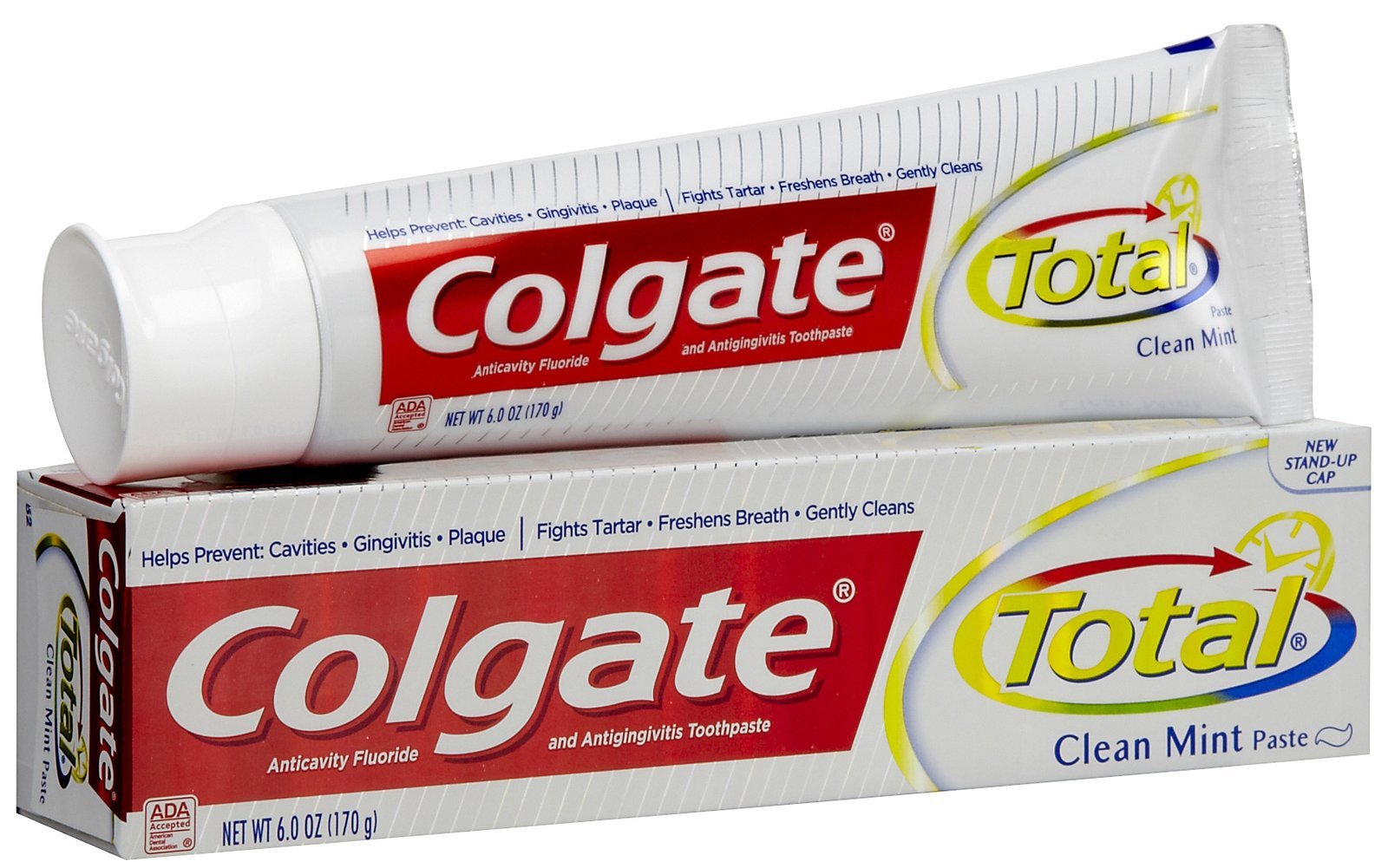 Colgate - Total Toothpaste, Clean Mint, 6oz - Case of 24