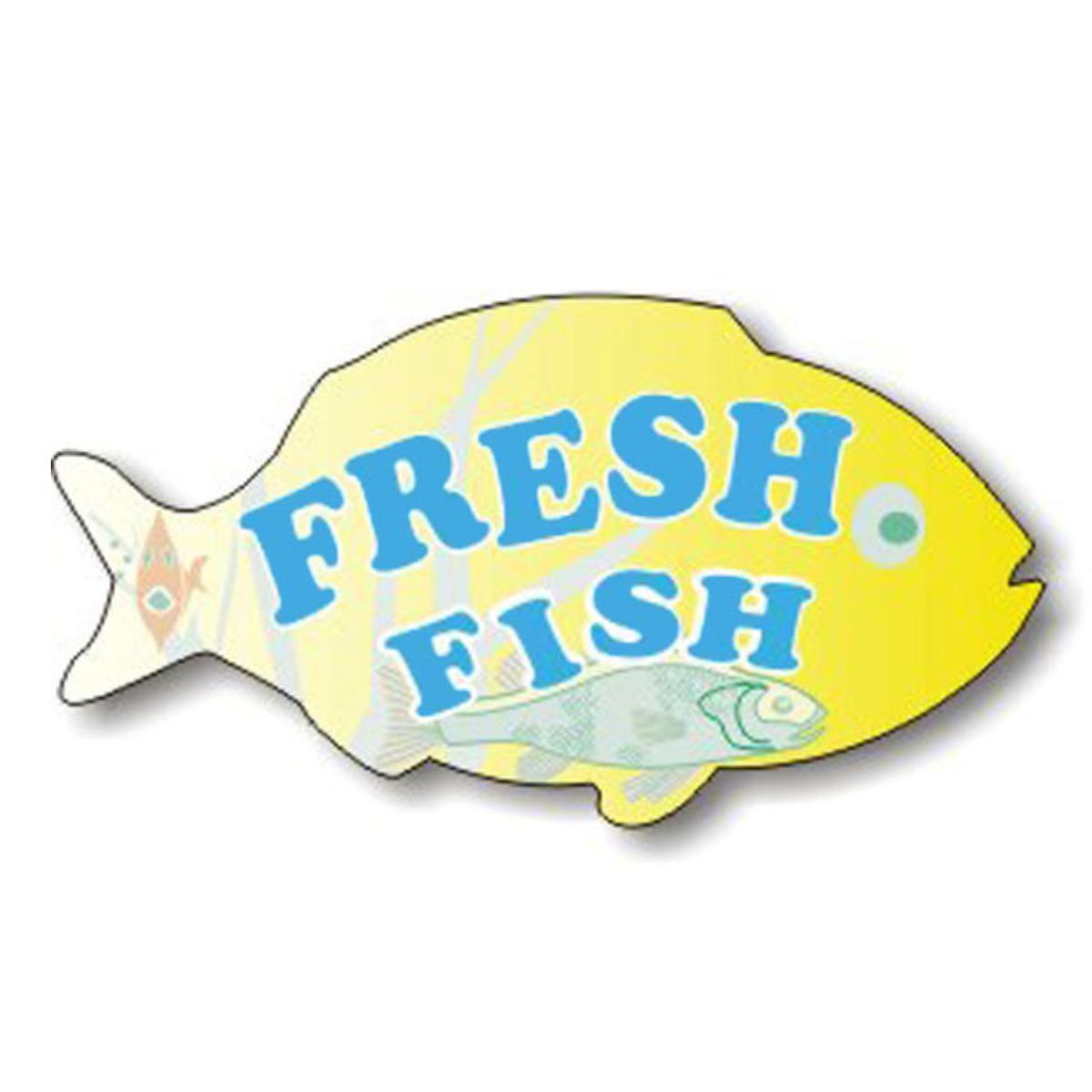 Bollin Label 10328 - Fresh Fish Label - Roll of 250