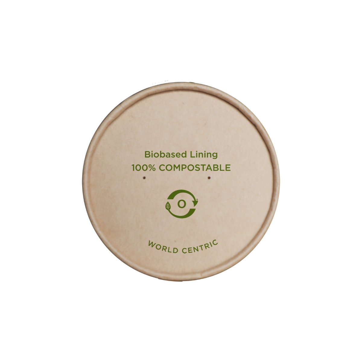 LID Paper - 12-32 oz Paper Bowls, Kraft - Case of 500