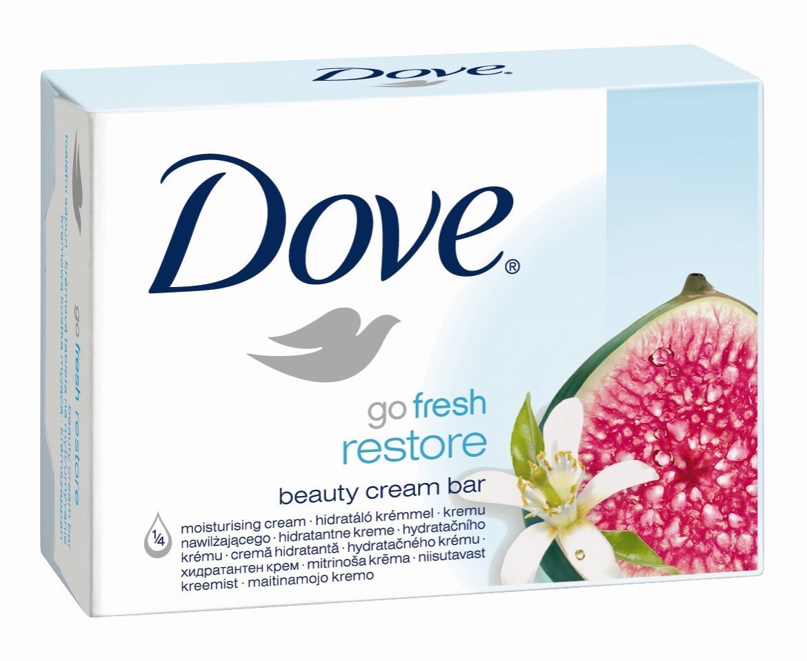 Dove - Beauty Cream Bar Soap, Restore, 135g - Case of 48