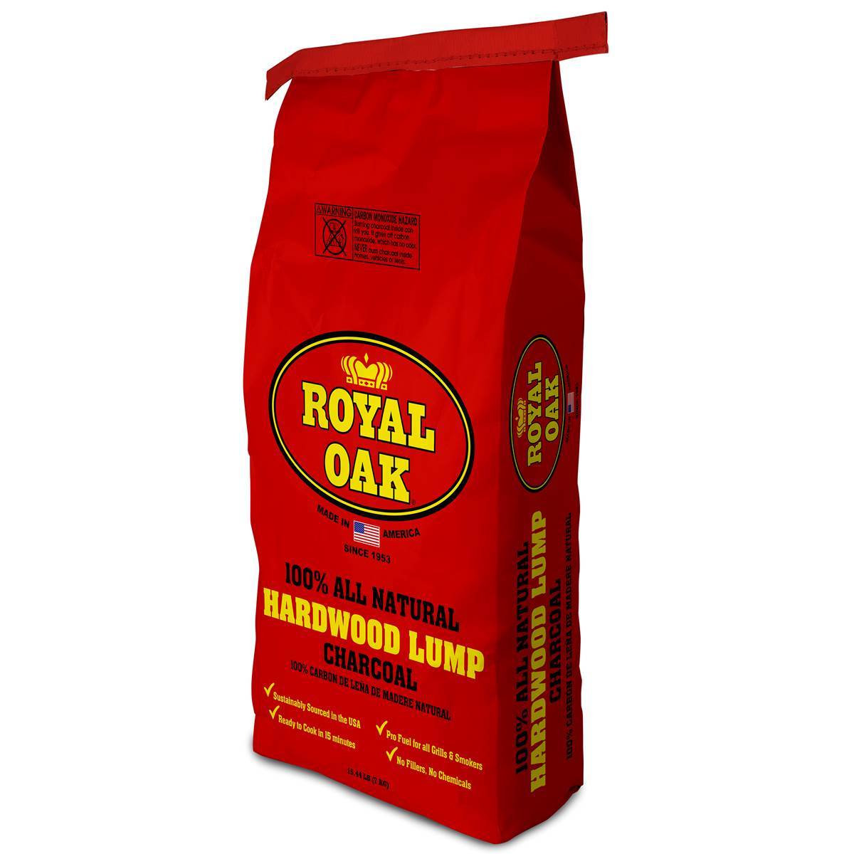 Royal Oak - Lump Charcoal, All Natural Hardwood, 15.4 lbs