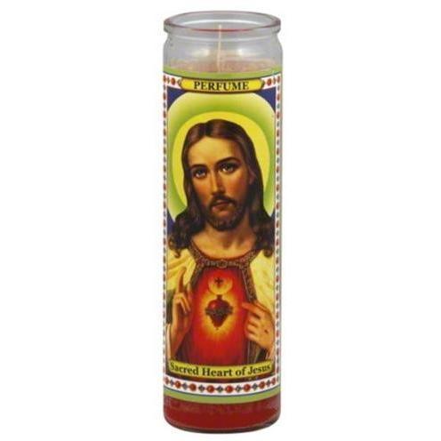 Candle 7-Day Sacred Heart Red - Case of 12