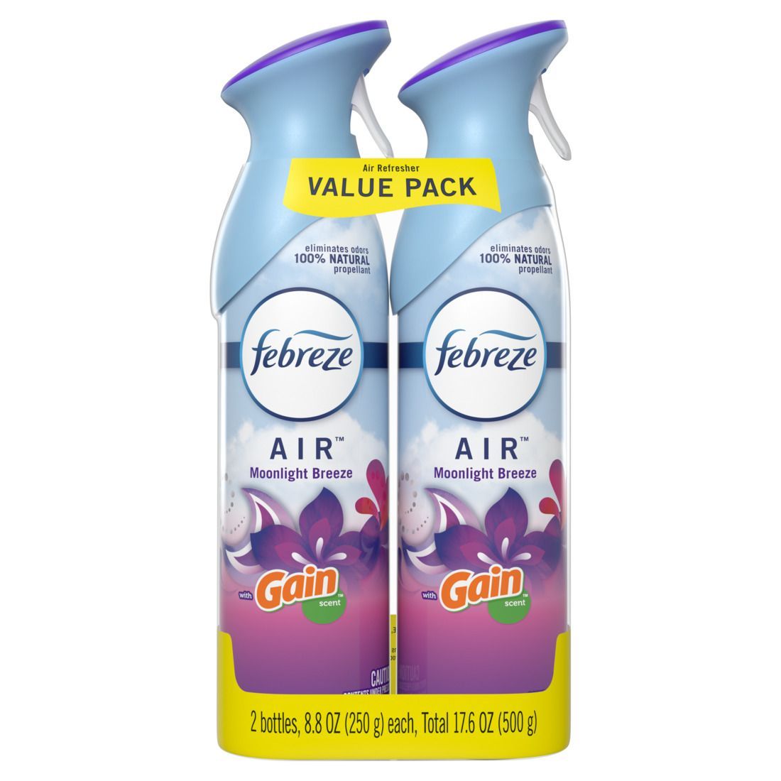 Febreze - Air Freshener, Gain Moonlight Breeze Scent, 8.8oz, 2 Pack - Case of 6