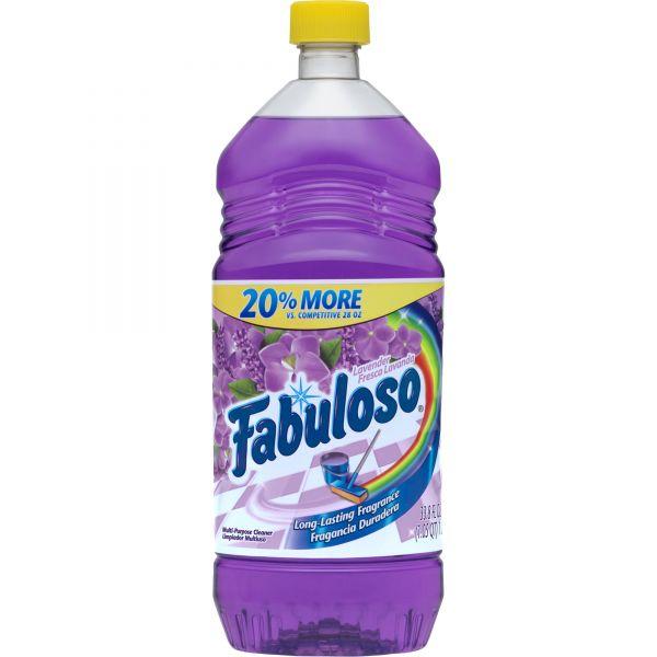 Fabuloso - Multi-Purpose Cleaner, Lavender Scent, 33.8 Fluid Ounce - Case of 12