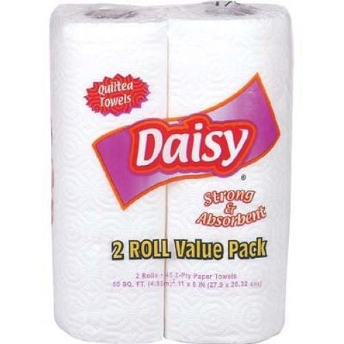 Daisy - 2-Ply Paper Towels, 45 Sheets, 2 Pack - Case of 16