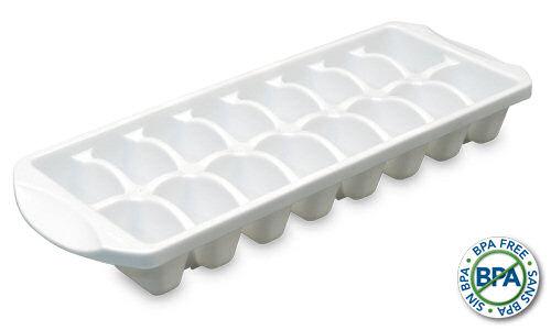 Sterilite 7240 - Stacking Ice Cube Tray, White - Case of 12