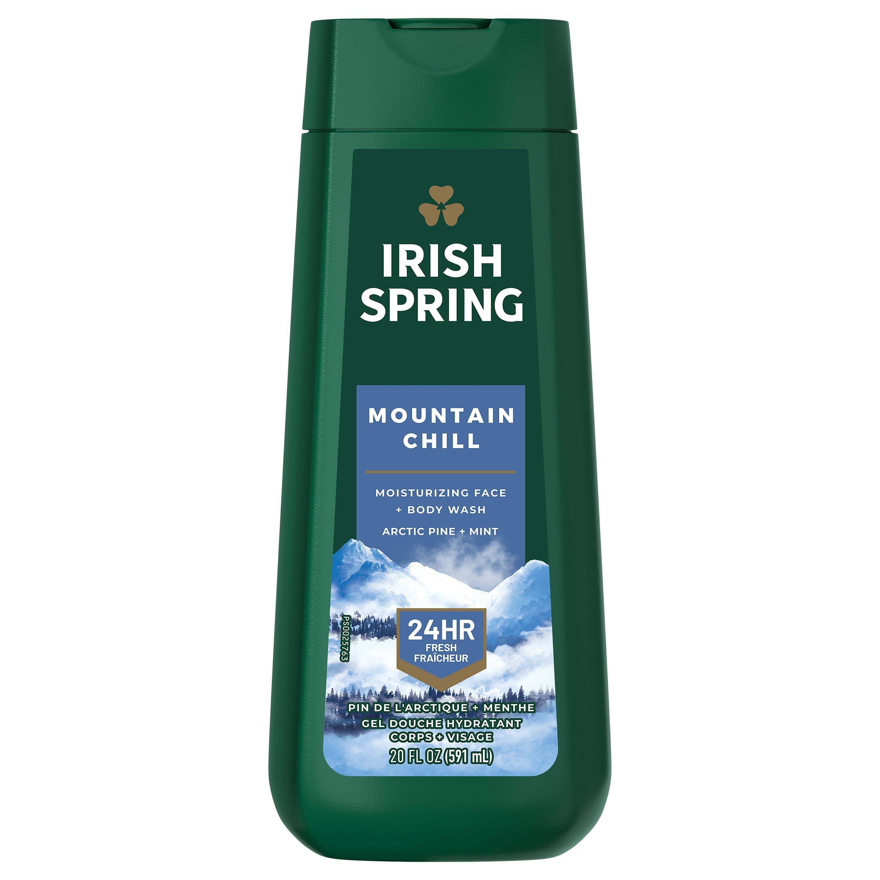 Body Wash Gel Irish Spring Mountain Chill 20oz - Case of 4 61017736