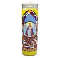 Candle 7-Day Caridad Del Cobre Yellow - Case of 12