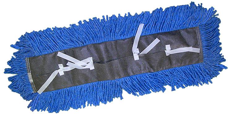 ACS M9136B/ETC - 5'' x 36'' Blended Yarn Dust Mop, Blue