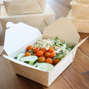 World Centric TO-NT-3 65 oz NoTree number 3 paper take-out container
