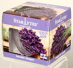 Candle Starlytes 3oz Lavender Bouquet 12/Cs