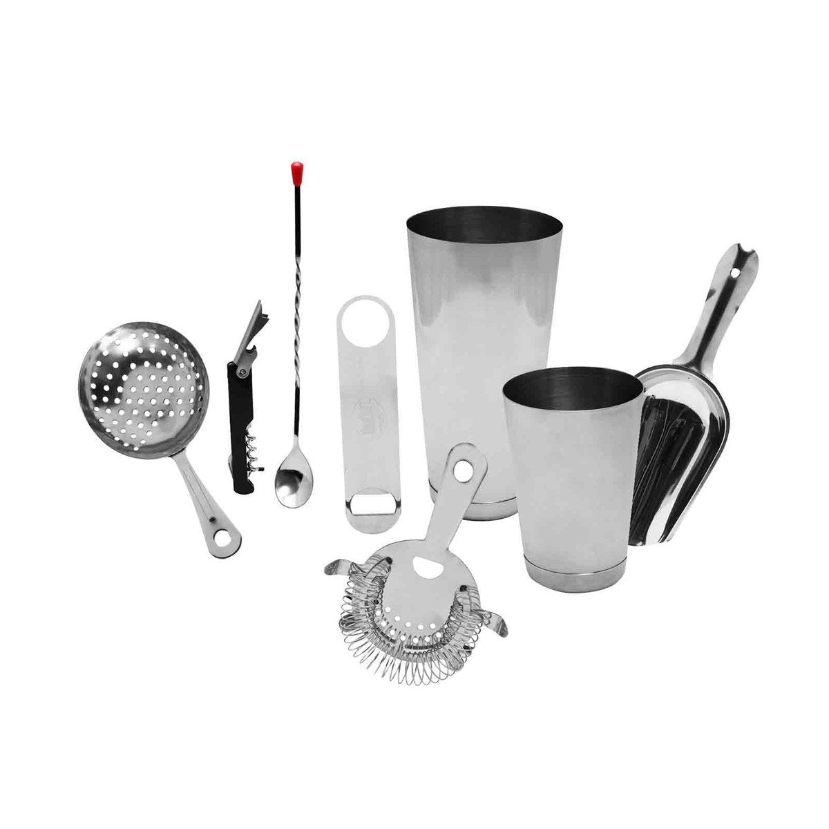 Essential Cocktail Kit, Stainless Steel