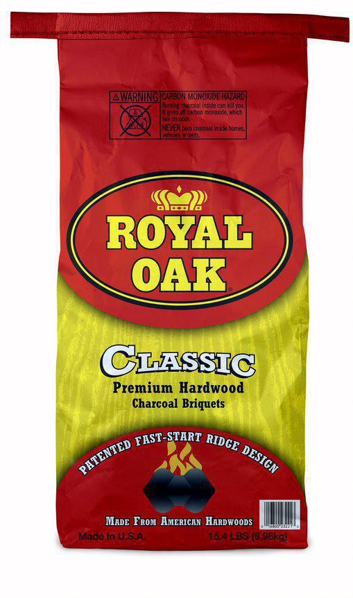 Royal Oak - Classic Premium Hardwood Charcoal Briquets, 15.4 lbs