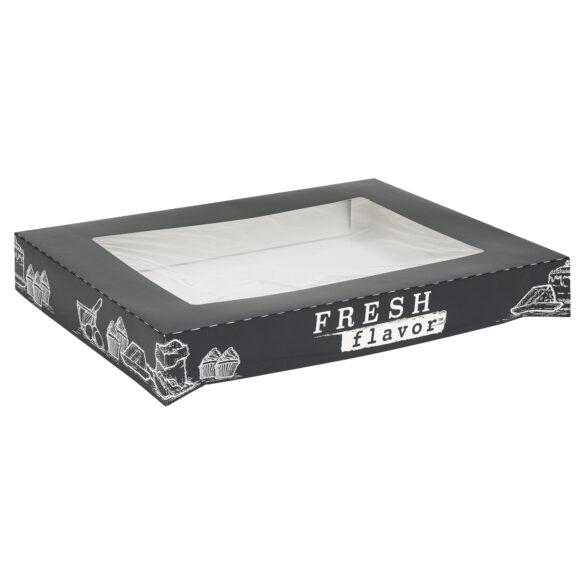 Full Sheet Bakery Box Lid w/ Window - Case of 50