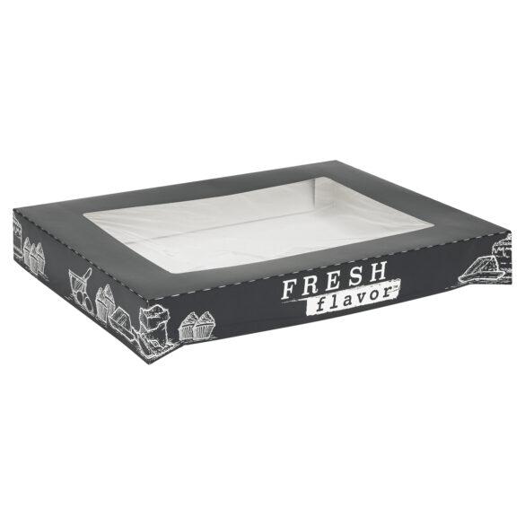 Inno-Pak - Full Sheet Bakery Box Lid w/ Window - Case of 50