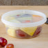 AFS - 8oz Microwavable Translucent Plastic Deli Container and Lid Combo Pack - Case of 240