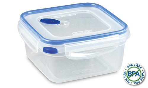 Sterilite 0332 - Ultra•Seal™ 5.7 Cup Square, T Blue - Case of 6