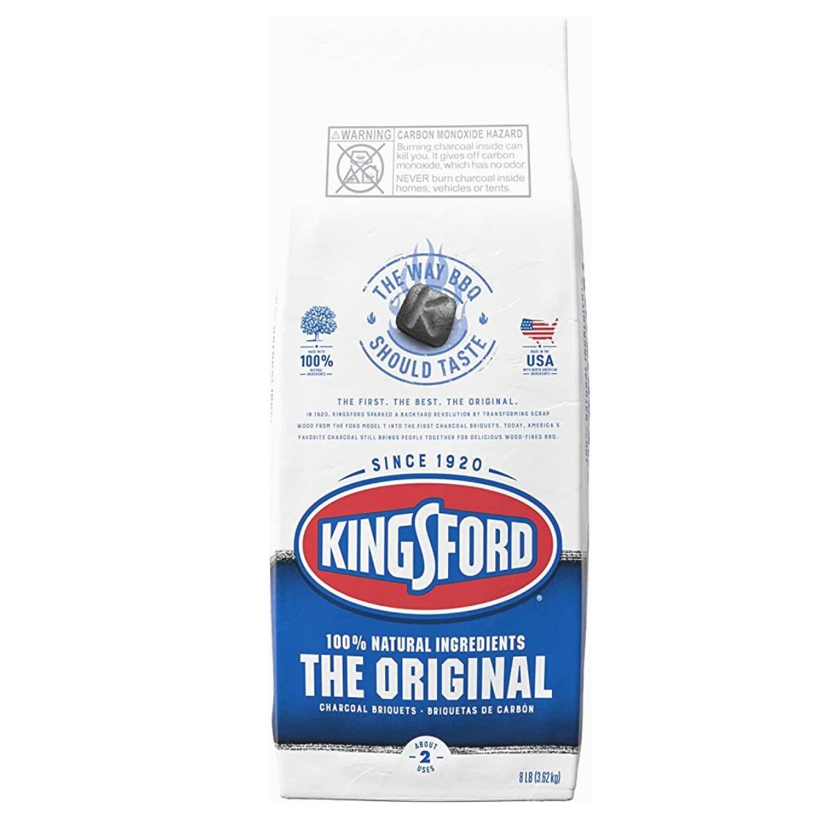 Charcoal Original Briquettes Kingsford 8Lb - Case of 1